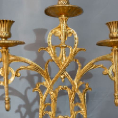 Candelabros de Bronce