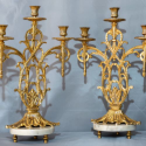 Candelabros de Bronce