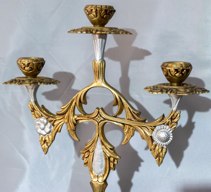 Candelabros de Bronce