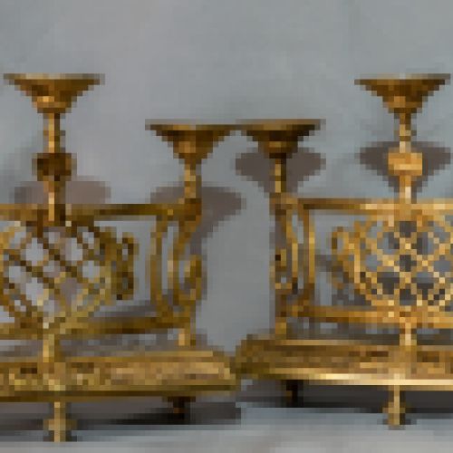 Candelabros de Bronce