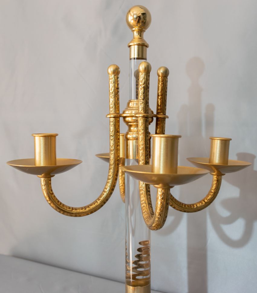 Candelabros de Bronce