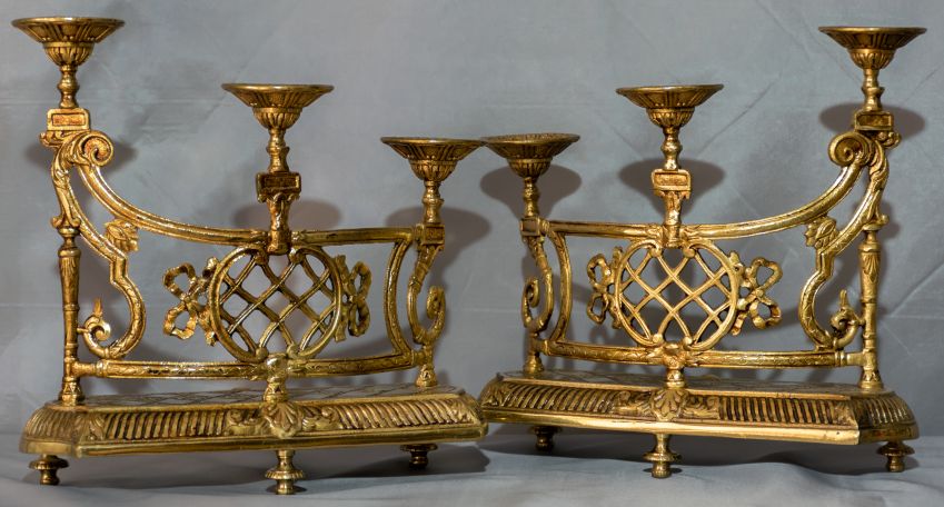 Candelabros de Bronce