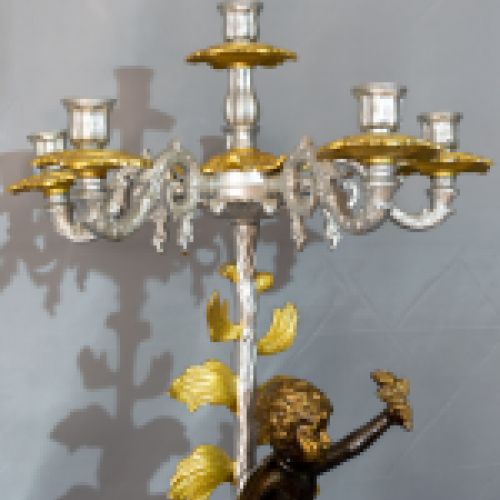 Candelabros de Bronce