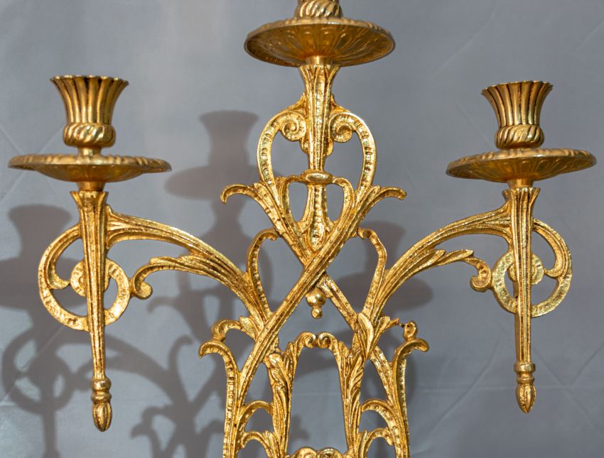 Candelabros de Bronce