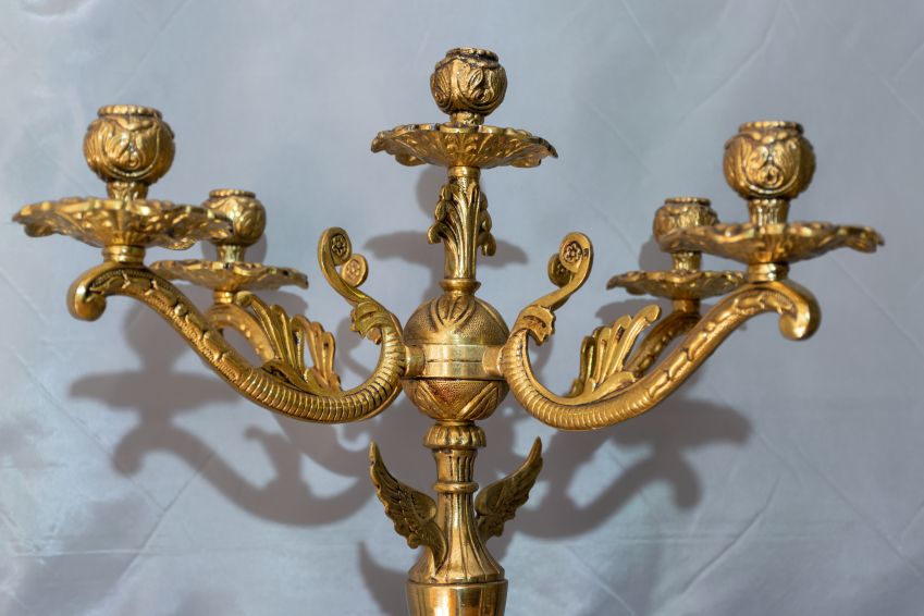 Candelabro de Bronce