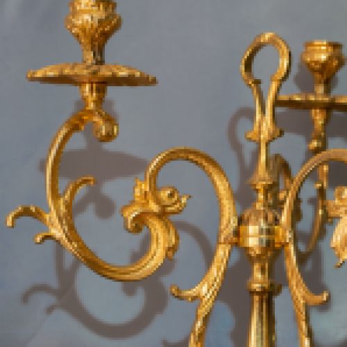 Candelabros de Bronce