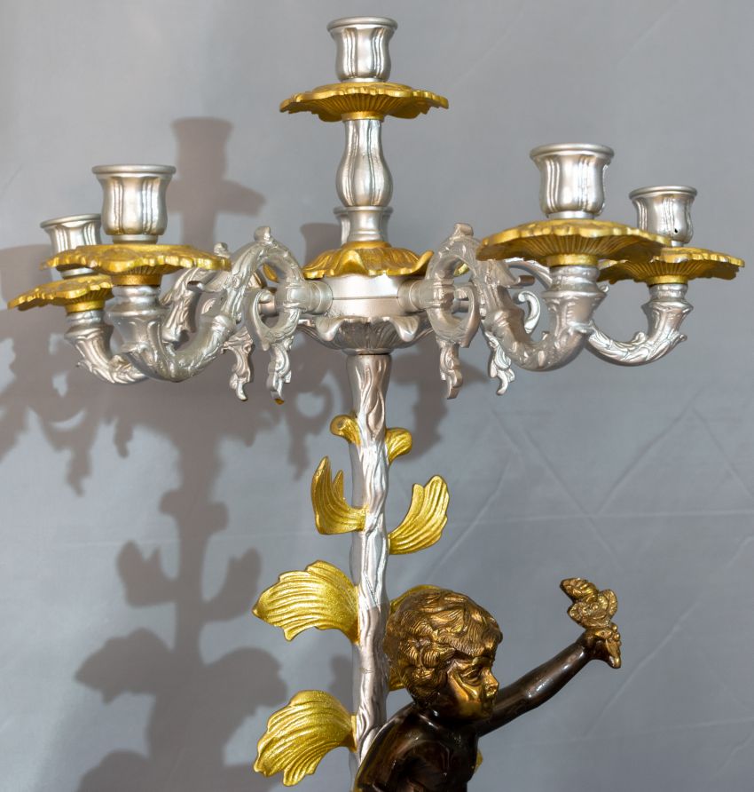 Candelabros de Bronce