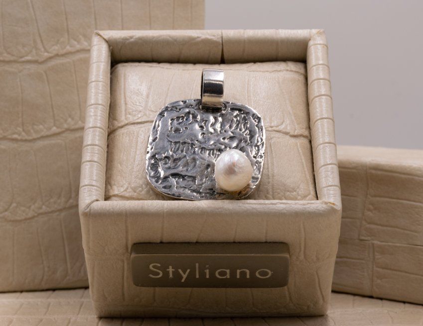 Colgante G.Styliano Plata Perla