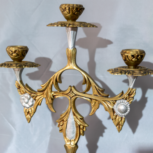 Candelabros de Bronce