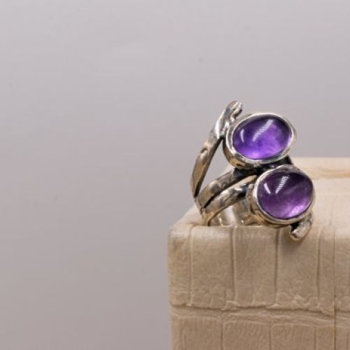 Anillo G.Styliano Plata Amatista