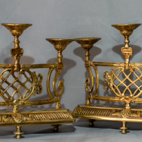 Candelabros de Bronce